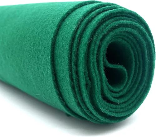 Vista 18 de Ice Fabrics - Tela de fieltro para manualidades por yarda - 72 pulgadas de ancho y 1.6 mm de grosor, fieltro acrílico verde manzana suave y duradero