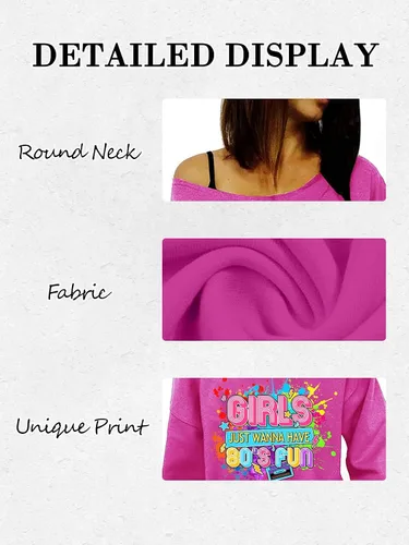 Vista 5 de Women's Off Shoulder Sweatshirt