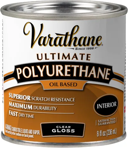 Vista 15 de Varathane - Barniz para interiores de poliuretano a base de aceite en aerosol, acabado satinado
