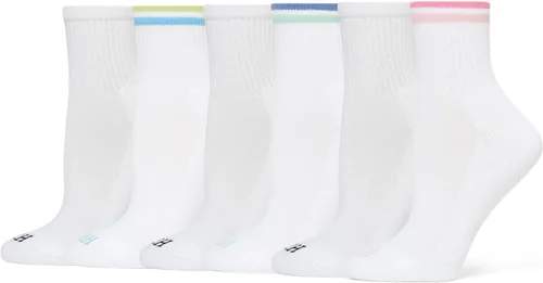 Vista 13 de HUE Calcetines cortos para mujer (paquete de 6)