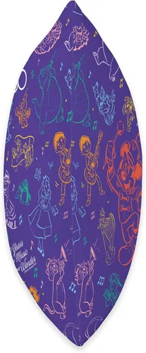 Vista 2 de Disney 100 Years Wonder Musical Friends D100 - Almohada de 16 x 16 pulgadas, multicolor