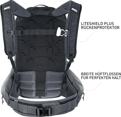 Vista 2 de EVOC Mochilas Mochilas, Oliva, Negro / Gris carbón, Mochilas de mochila electric-kick-scooters
