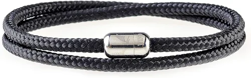 Vista 23 de Wind Passion - Pulsera para hombre, pulsera de cuerda duradera para hombres, pulseras versátiles para hombres - Resistente al agua, cierre Imán