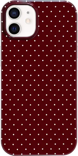 Vista 125 de Hython Funda para iPhone Air, diseño estético de lunares lindos, funda simple de 6.5 pulgadas, delgada, antiarañazos, parachoques de TPU suave, a