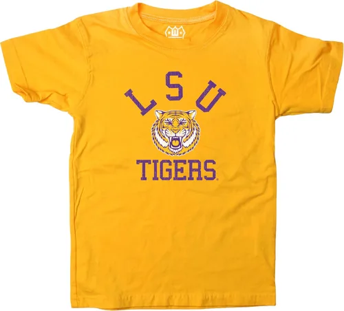 Vista 98 de Wes and Willy Camiseta de algodón orgánico de manga corta para niños de la NCAA