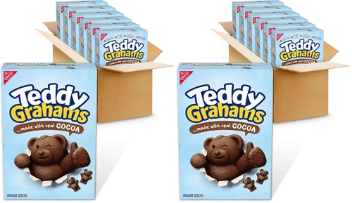 Vista 21 de Teddy Grahams Snacks Graham de chocolate, 6 cajas de 10 onzas