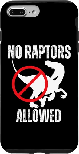 Vista 9 de Funda para iPhone 15 No Raptors Allowed Funny Neighborhood Dino Design