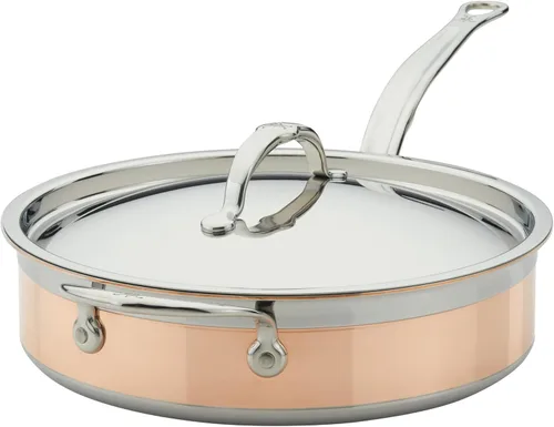 Vista 11 de Hestan - Colección CopperBond - Cacerola de cobre 100% puro, compatible con cocina de inducción, 1.5 cuartos