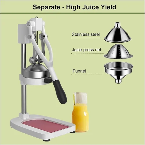 Vista 2 de Exprimidor de cítricos de hierro fundido, Máquina de exprimidor de prensa de mano, Extractor de Juicer naranja de la prensa de mano