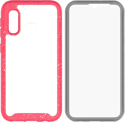 Vista 6 de Funda protectora transparente de cuerpo completo resistente con protector de pantalla integrado a prueba de golpes, diseñada para Samsung Galaxy