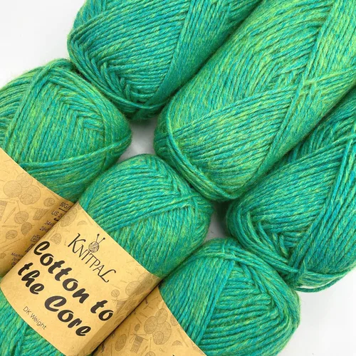 Vista 33 de Cotton to The Core - Hilo de algodón para ganchillo, paquete de 6 (852 yardas/10.58 oz), patrones gratuitos, apto para principiantes, hilo suave