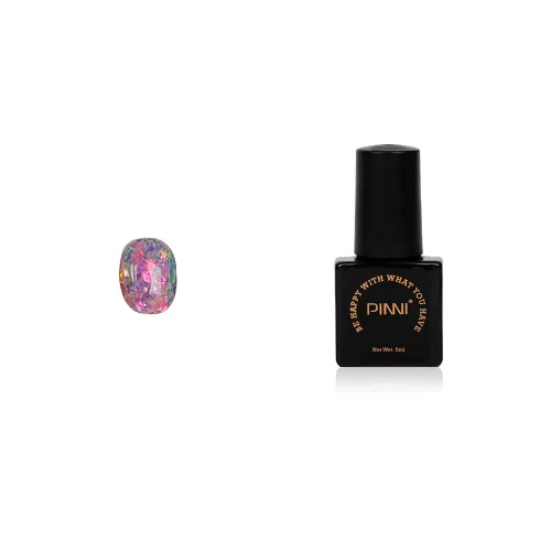 Vista 10 de PINNI - Juego de 12 esmaltes de uñas de gel holográficos con purpurina de camaleón, lentejuelas grandes, semipermanente UV LED, esmalte de uñas