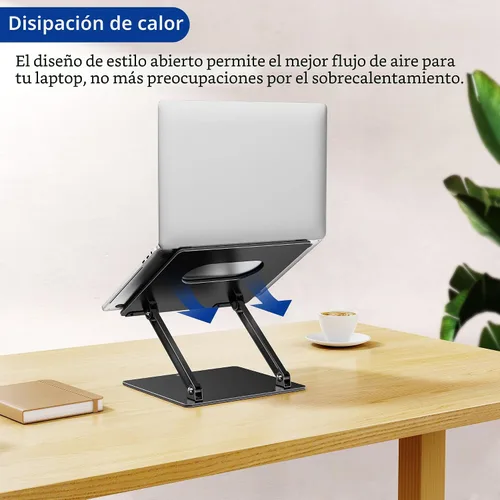 Vista 5 de BESIGN LS10 - Soporte de aluminio para laptop, ergonómico y ajustable, soporte para tableta y computadora, compatible con MacBook Air, Pro, Dell