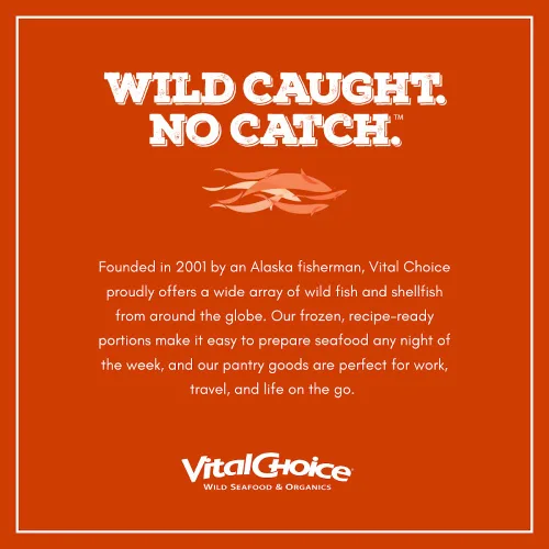 Vista 9 de Vital Choice Sardinas silvestres en salsa de tomate orgánico, latas de 4.4 onzas (paquete de 6)