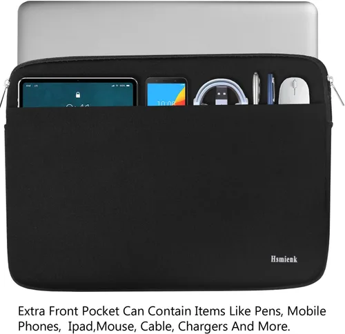 Vista 2 de Funda para laptop de 13.3 pulgadas, cubierta protectora para laptop, bolsa de transporte para tableta compatible con MacBook Air/MacBook Pro