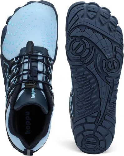 Vista 4 de Kricely Zapatos minimalistas para hombre, zapatos de entrenamiento con puntera ancha, suela cero caída