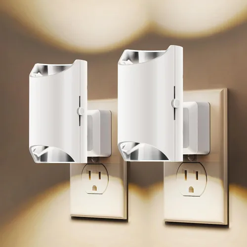 Vista 13 de L LOHAS LED Las luces nocturnas se enchufan en la pared, luz nocturna regulable 0-100LM Dusk to Dawn Sensor, Soft White 3000K, Plug in Nightlights