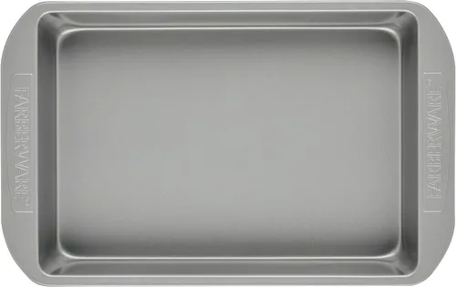 Vista 9 de Farberware Moldes antiadherentes para hornear, molde antiadherente para tartas, rectangular, 9 x 13 pulgadas, color gris, (paquete de 6)