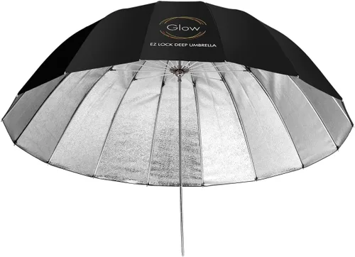 Vista 3 de Glow Easy Lock - Paraguas grande de fibra de vidrio con cuentas profundas (51 pulgadas)