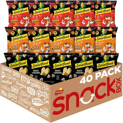 Vista 9 de Smartfood Palomitas de maíz, Cheddar Blanco, 1.875 onzas (paquete de 6)