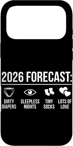 Vista 22 de Funny New Parents Future Mom Dad to Be 2026 Expecting Couple Case for iPhone 17