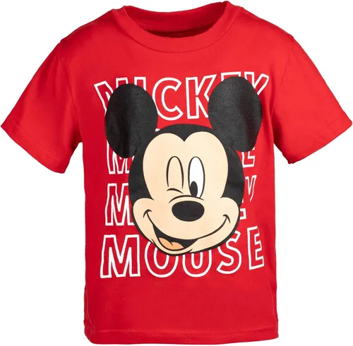 Vista 2 de Disney Mickey Mouse - Conjunto de camiseta y pantalones cortos para bebé a niño grande