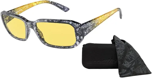 Vista 3 de ARNETTE Gringo AN4265 Rectangle Sunglasses for Men + BUNDLE with Designer iWear Complimentary Care Kit