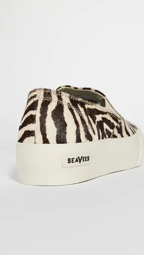 Vista 4 de SEAVEES Zapatos deportivos Baja sin cordones con plataforma para mujer