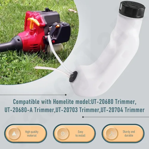 Vista 4 de 308181004 Depósito de combustible para recortadora de línea compatible con Homelite Ryobi 308181004 308123004 Cortadores de línea de cuerda soplador