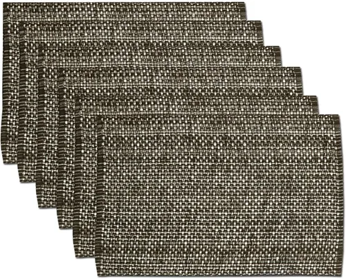 Vista 17 de Camino de mesa 100% algodón para mesas de comedor, rectangular, tejido de dos tonos, 72 x 13 pulgadas, suave y duradero, color negro (paquete de 1)
