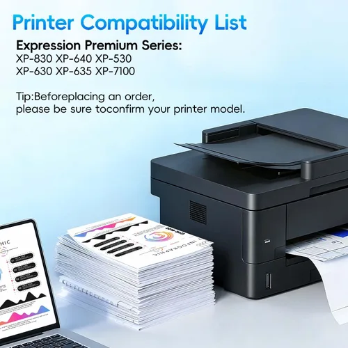 Vista 4 de Compatible con cartuchos de tinta 410XL, paquete de 5 cartuchos de tinta premium de alta capacidad remanufacturados de repuesto para cartuchos