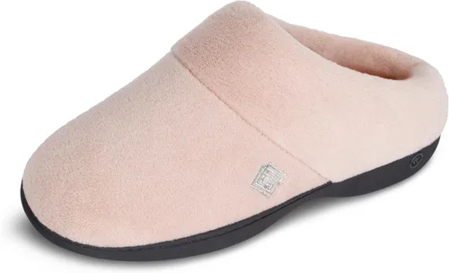 Vista 10 de isotoner Pantuflas clásicas de espuma viscoelástica antideslizantes para mujer Ceniza