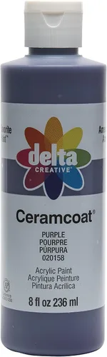 Vista 5 de Pintura acrílica Delta Creative Ceramcoat en varios colores (8 oz), 020158, morado