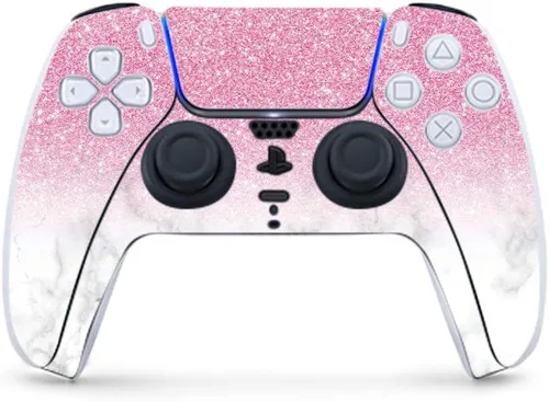 Vista 11 de MightySkins - Skin de juegos para PS5 y Playstation 5 Controller - Mármol tailandés Envoltura protectora de vid Fácil de aplicar y cambiar