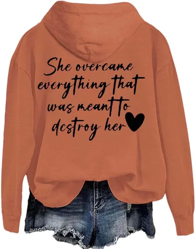 Vista 2 de Sudadera con capucha para mujer, con texto en inglés "But I Know A Guy", de manga larga, divertida, holgada, con mujer