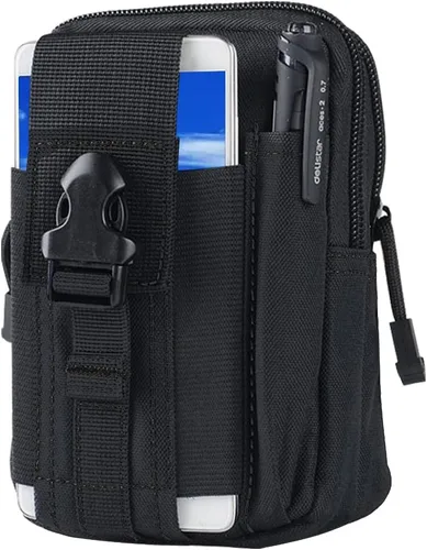 Vista 10 de Funda para teléfono celular de cintura, bolsa de cinturón, funda universal para teléfono al aire libre, estuche, bolsillo para gadgets para iPhone X