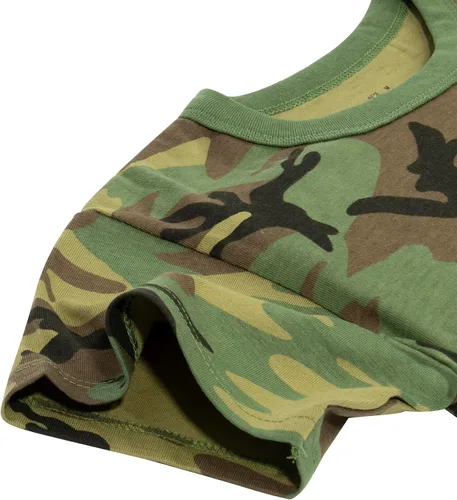 Vista 7 de Rothco Kids Camo T-Shirt Camuflaje del bosque