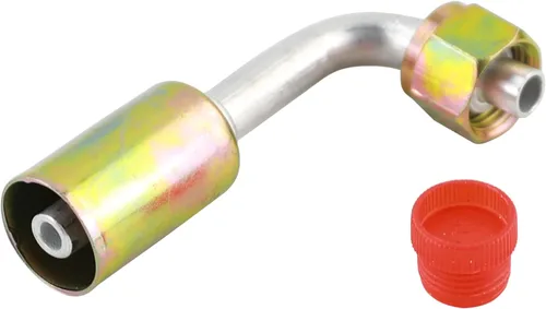 Vista 7 de Juego de accesorios de aire acondicionado #6 AC Juego de accesorios hembra con junta tórica Beadlock 5/8-18UNF Incluye recta 45 90 grados