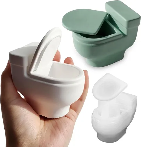 Vista 9 de Wehous Juego de moldes de silicona con forma de taza de té y platillo, recipiente de resina creativa, bandeja de almacenamiento de frascos, soporte
