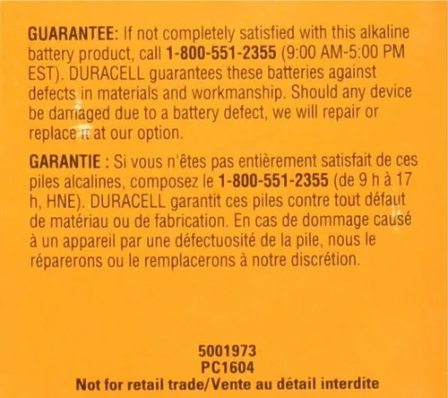 Vista 4 de Duracell Procell - Baterías de 9 voltios, paquete de 12 (el embalaje puede variar) - Paquete de 2
