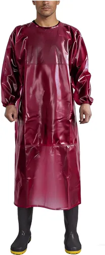 Vista 9 de SUJAN Traje Antisalpicaduras Delantal Impermeable Resistente a Químicos, Mono de PVC de Manga Larga Splash suit, chemical resistant smock, safety