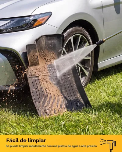 Vista 3 de Alfombrillas para suelo de Dodge Durango 2016-2025 2026 de 6 asientos, protector de carga para todo tipo de clima, TPE resistente, impermeable