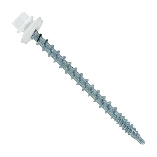 Vista 62 de Fasteners Plus ST Fastening Kwikseal Woodbinder Tornillos de Metal a Madera #10 X 1 Burgundy con Arandela de Goma EPDM, 250 Unidades - Diseñados
