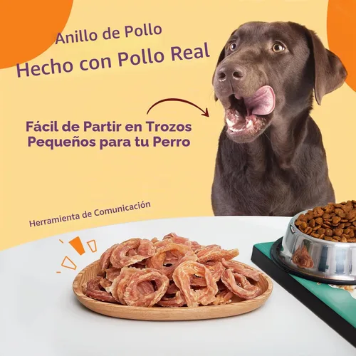 Vista 6 de Jungle Calling - Anillos de pollo con glucosamina, soporte para cadera y articulaciones