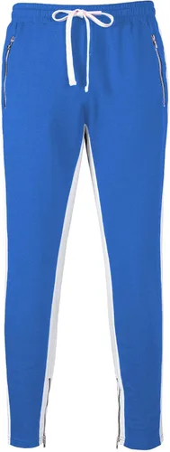 Vista 3 de JMIERR Pantalones deportivos para hombre con bolsillos con cremallera, pantalones deportivos ajustados para gimnasio, correr, entrenamiento