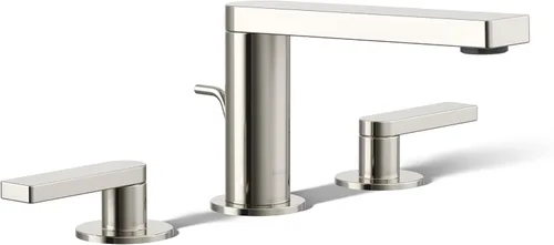 Vista 16 de Kohler 73060-4-BL Composed Grifo de lavabo de baño con manijas de palanca, 1.2 gpm, negro mate Mate negro