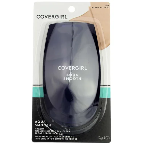 Vista 4 de CoverGirl Aquasmooth - Base de maquillaje compacta SPF 20, color beige pulido 725, 0.4 onzas # 725 Buff Beige