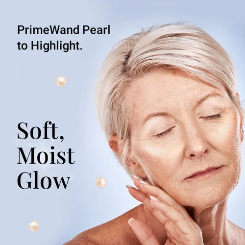 Vista 3 de Prime Prometics PrimeWand Pearl – Impresionante y natural resaltador en barra de maquillaje pro-edad para mujeres maduras