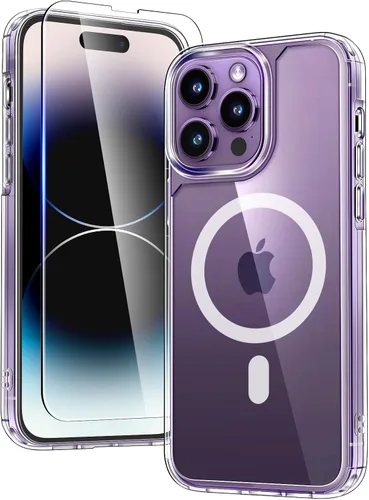 Vista 123 de TAURI Funda para iPhone 17, antiamarilleamiento con protector de pantalla, protección de grado militar, a prueba de golpes, delgada para iPhone 17