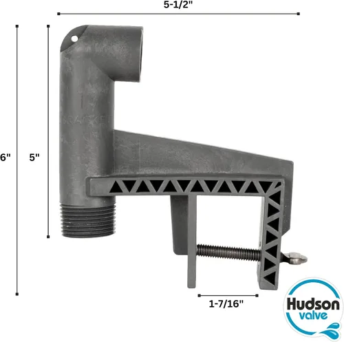 Vista 3 de Hudson Soporte de montaje para válvula de agua Hudson de 1 pulgada Uso para llenado automático de estanques, tanques de ganado, fuentes, canales